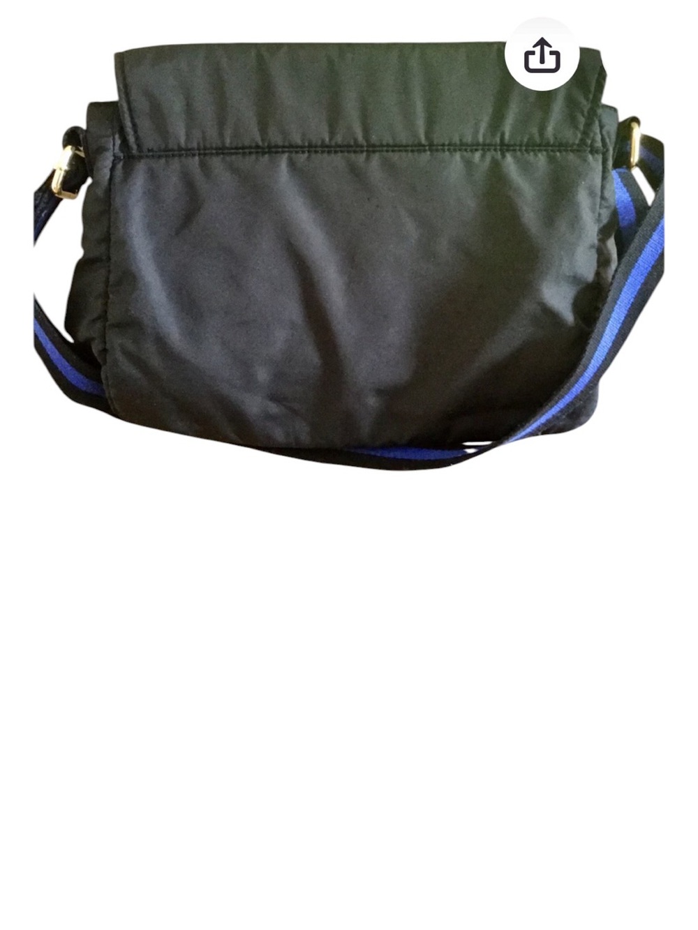 Tommy Hilfiger Black Quilted Nylon Vintage Shoulder Bag - Picture 2 of 4